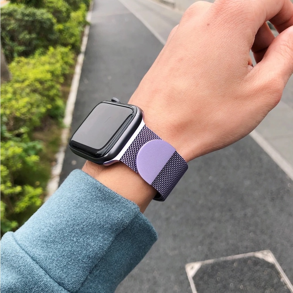 NEW BAND Lavender Milanese Stainless For Apple Watch - Picture 6 of 10
